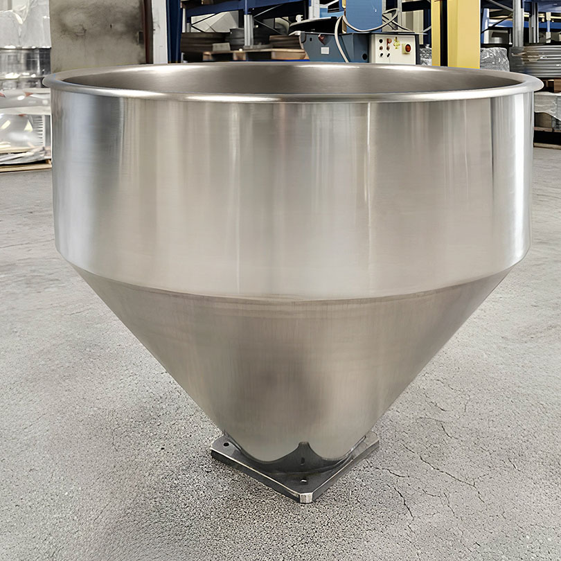 Hoppers Stainless steel hoppers | Steelbau